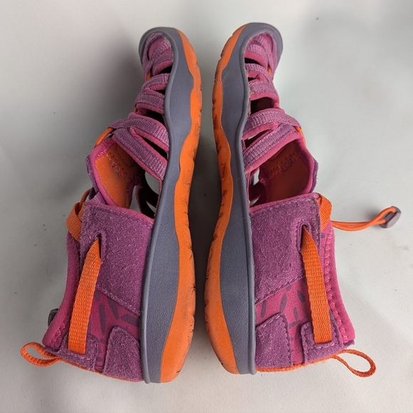 KEEN Kid Sandals Size 3 US Pink And Orange Washable - Picture 7 of 9